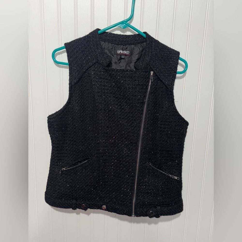 Randolph Duke Black Grunge Women's Vest| Size Small